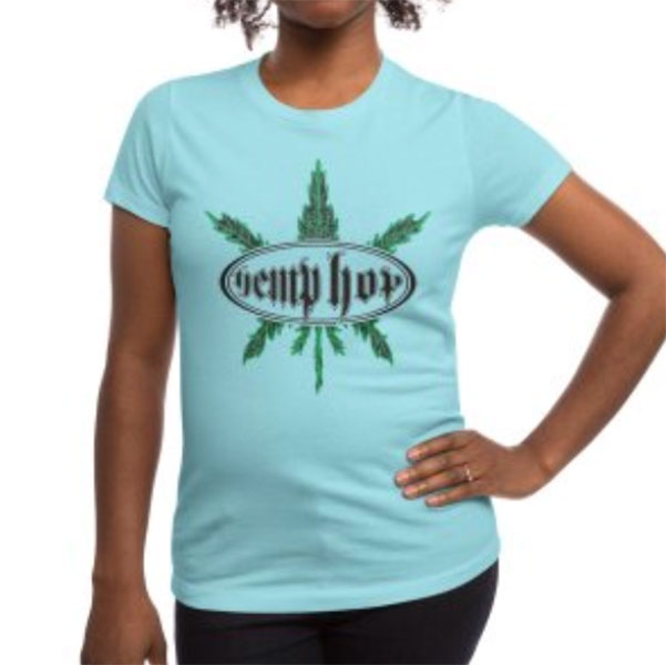 Hemp Hop Blue Shirt Top