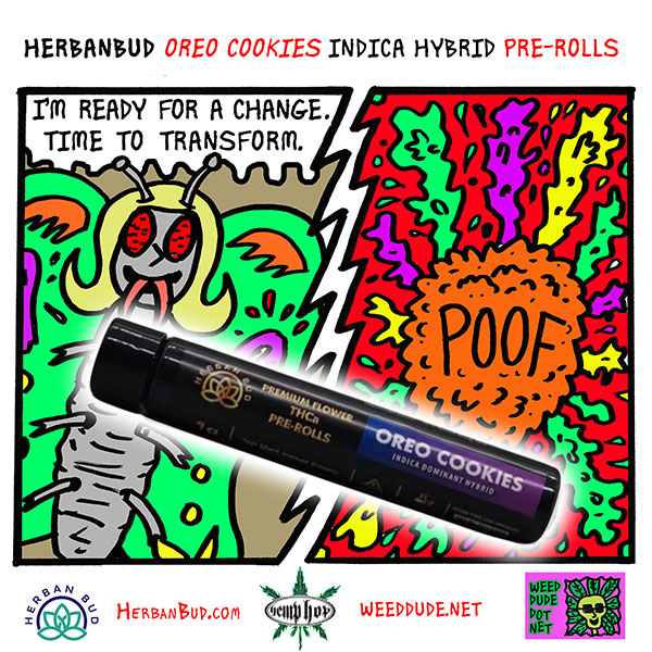 Weed Dude Herban Bud Oreo Cookies Pre-Rolls