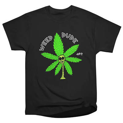 Weed Dude Black Shirt from Mike Diana's Threadless Shop Print On Demand