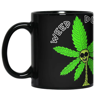 Weed Dude Mug at Mike Diana's Threadless Shop of Horrible Ugly Heads!