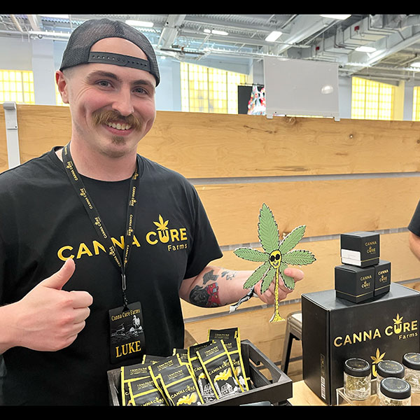 Weed Dude dug the dirt at Cannacure Farms 3 generations of Canna-farmers, at Hall Of Flowers NYC Weed Dude dug the dirt at Canna Cure Farms 3 generations of Canna-farmers, at Hall Of Flowers NYC