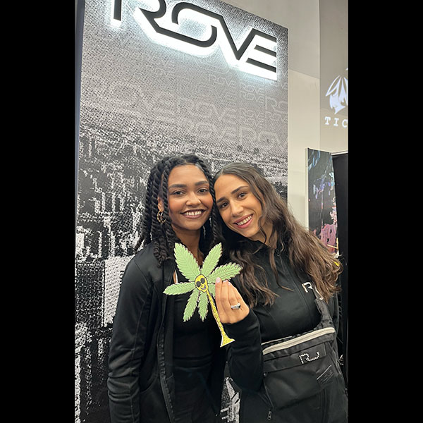 Rove babes roved the booth and Weed Dude's heart at Hall Of Flowers NYC Rove babes roved the booth and Weed Dude's heart at Hall Of Flowers NYC