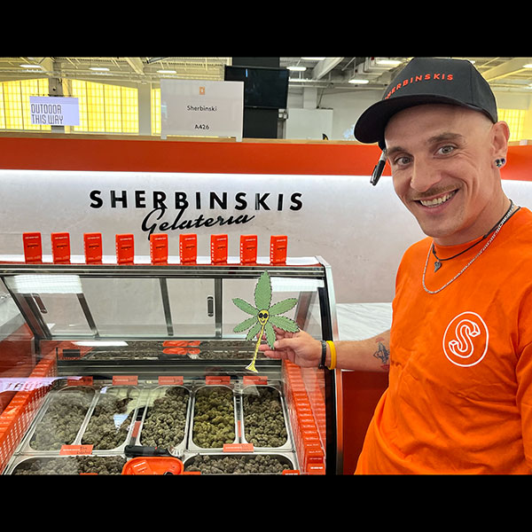 Weed Dude got served at the Gelateria by Sherbinskis, Home of the Original Gelato, at Hall Of Flowers NYC Weed Dude got served at the Gelateria by Sherbinskis, Home of the Original Gelato, at Hall Of Flowers NYC