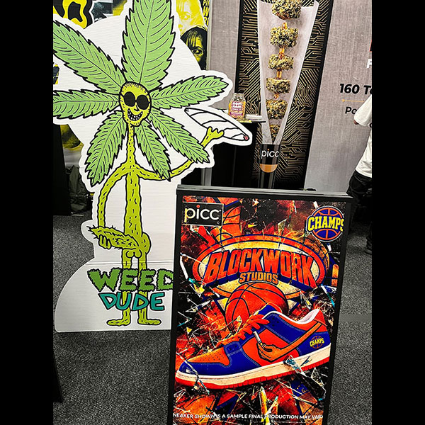 weeddude59_Picc_Champs_600 Weed Dude had visions of The Knicks in 5, seeing the Champs logo from Leadfarmer and PICC @ Hall Of Flowers NYC 2026